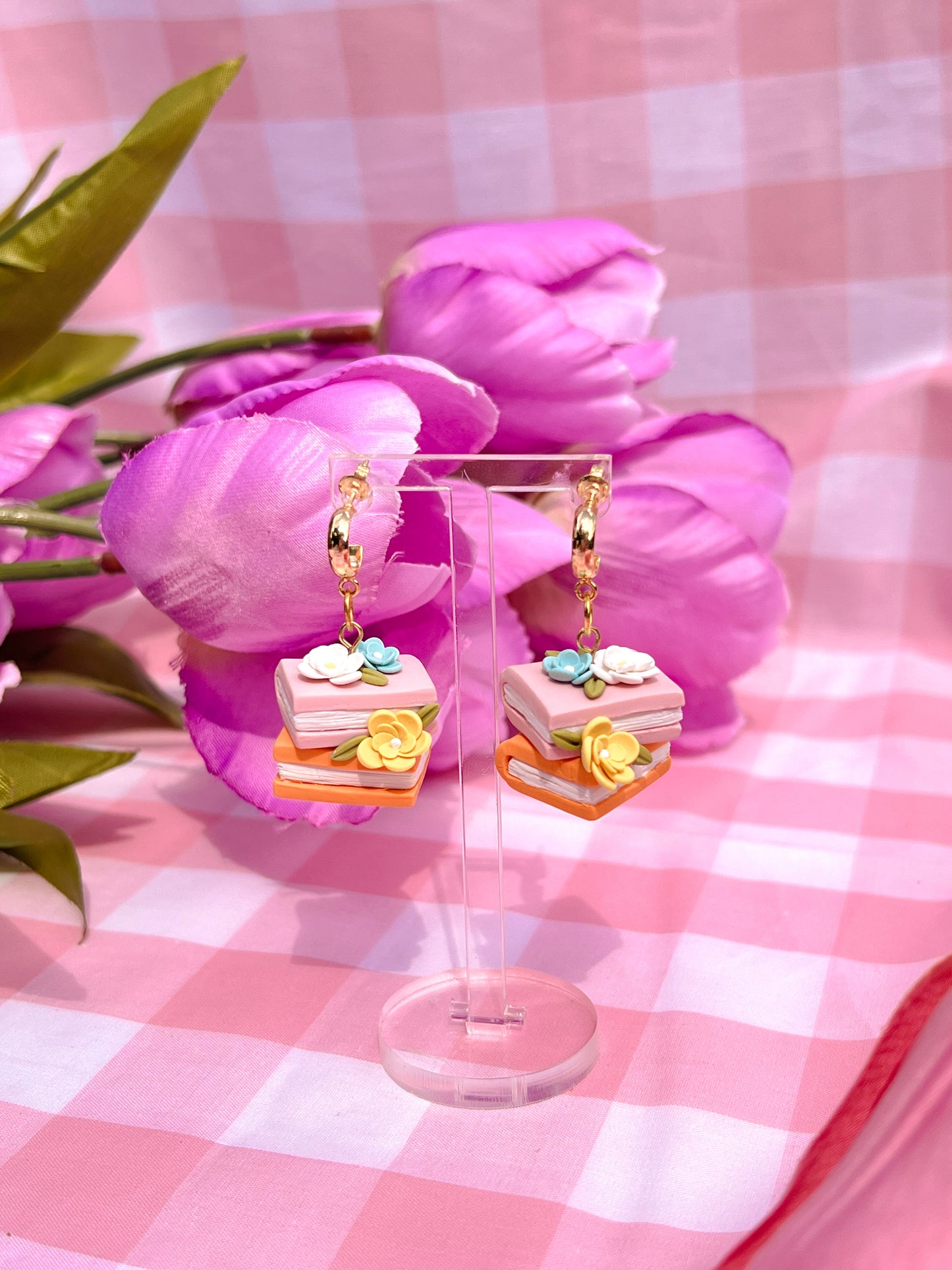 Fresh books earrings