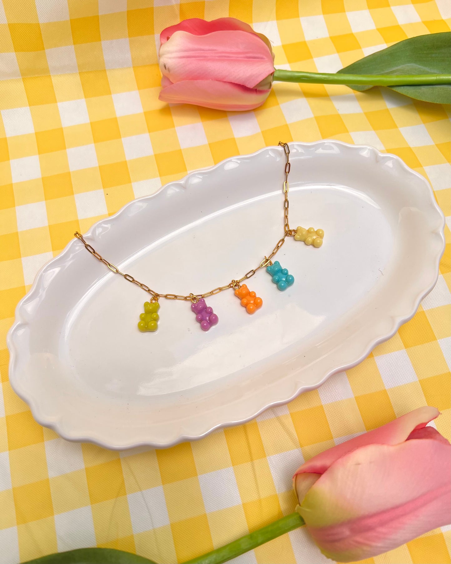Teddy bear necklace