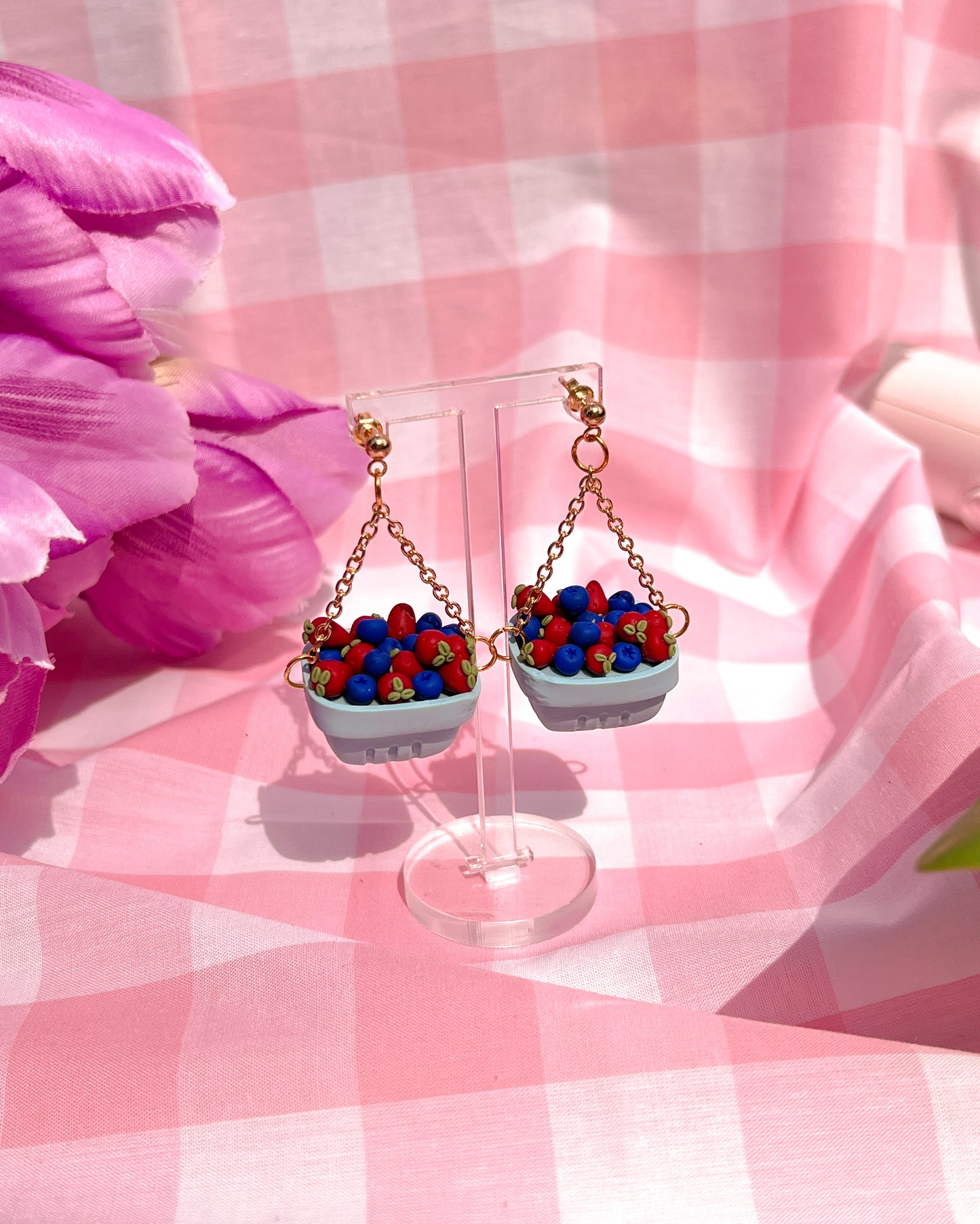 Pick up berries earrings