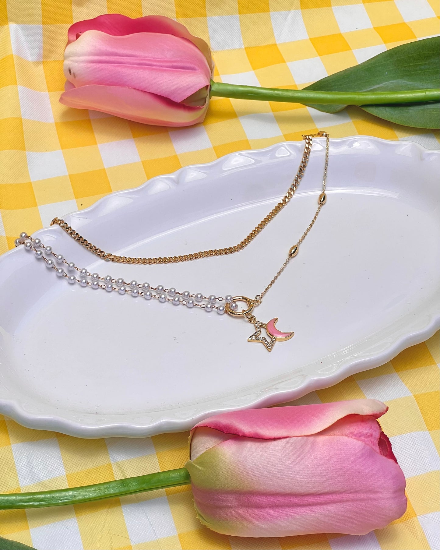 Starry night necklace