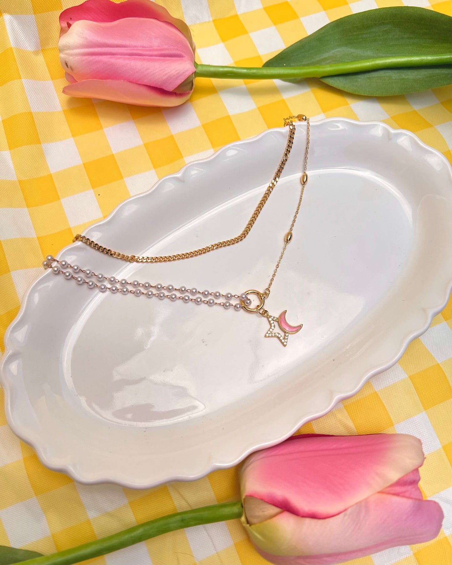 Starry night necklace