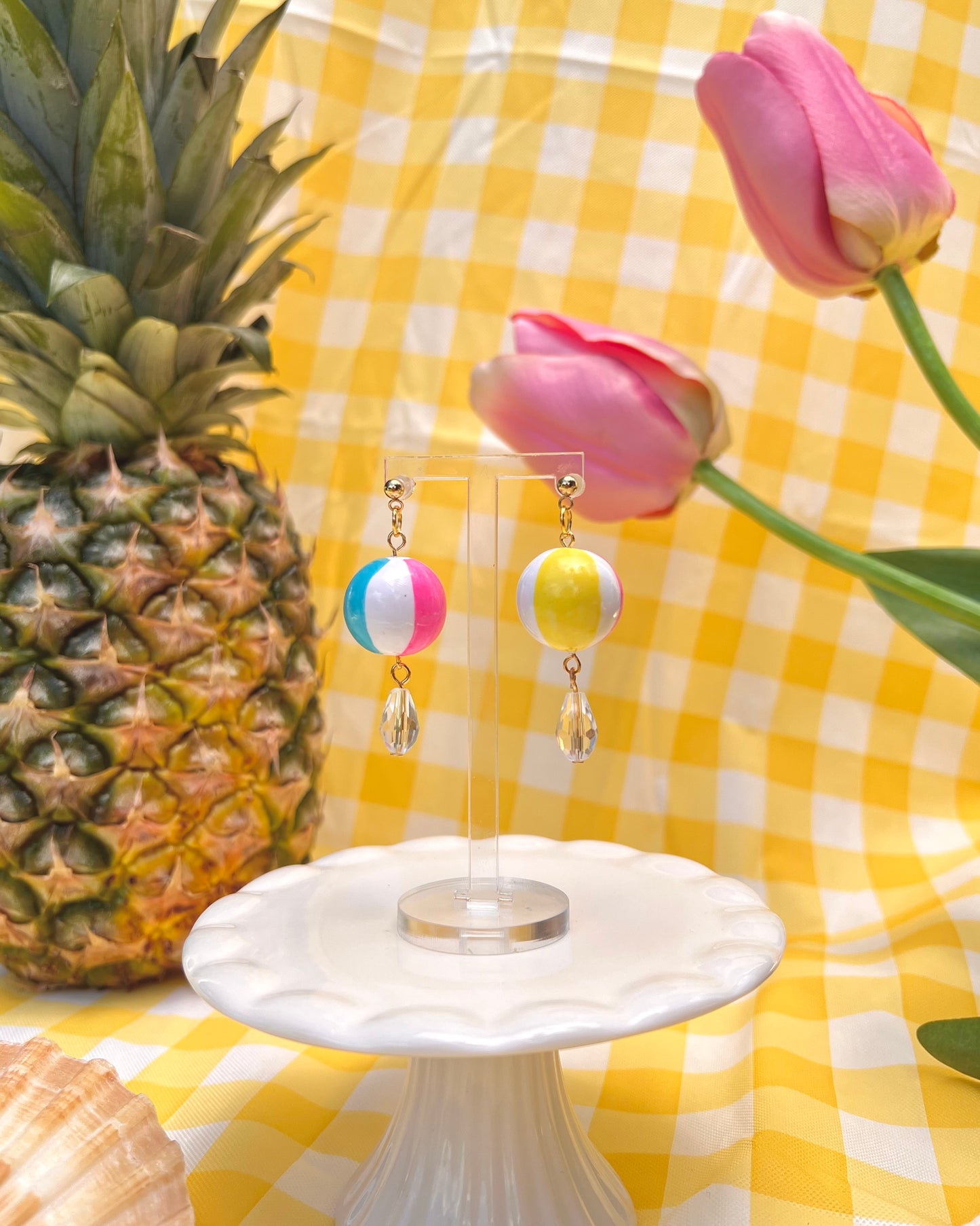 Summer ball earrings