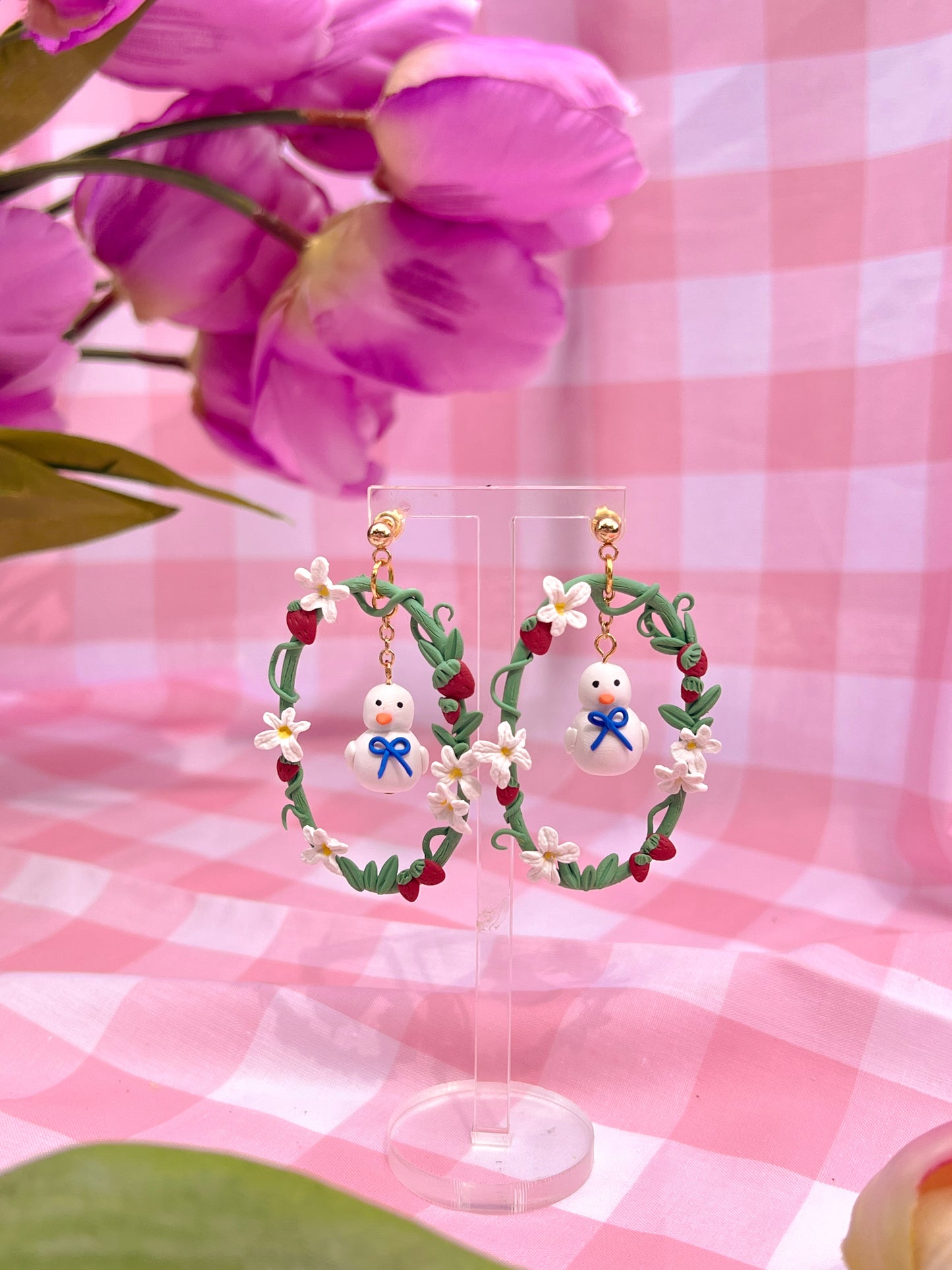 Cozy Duck earrings