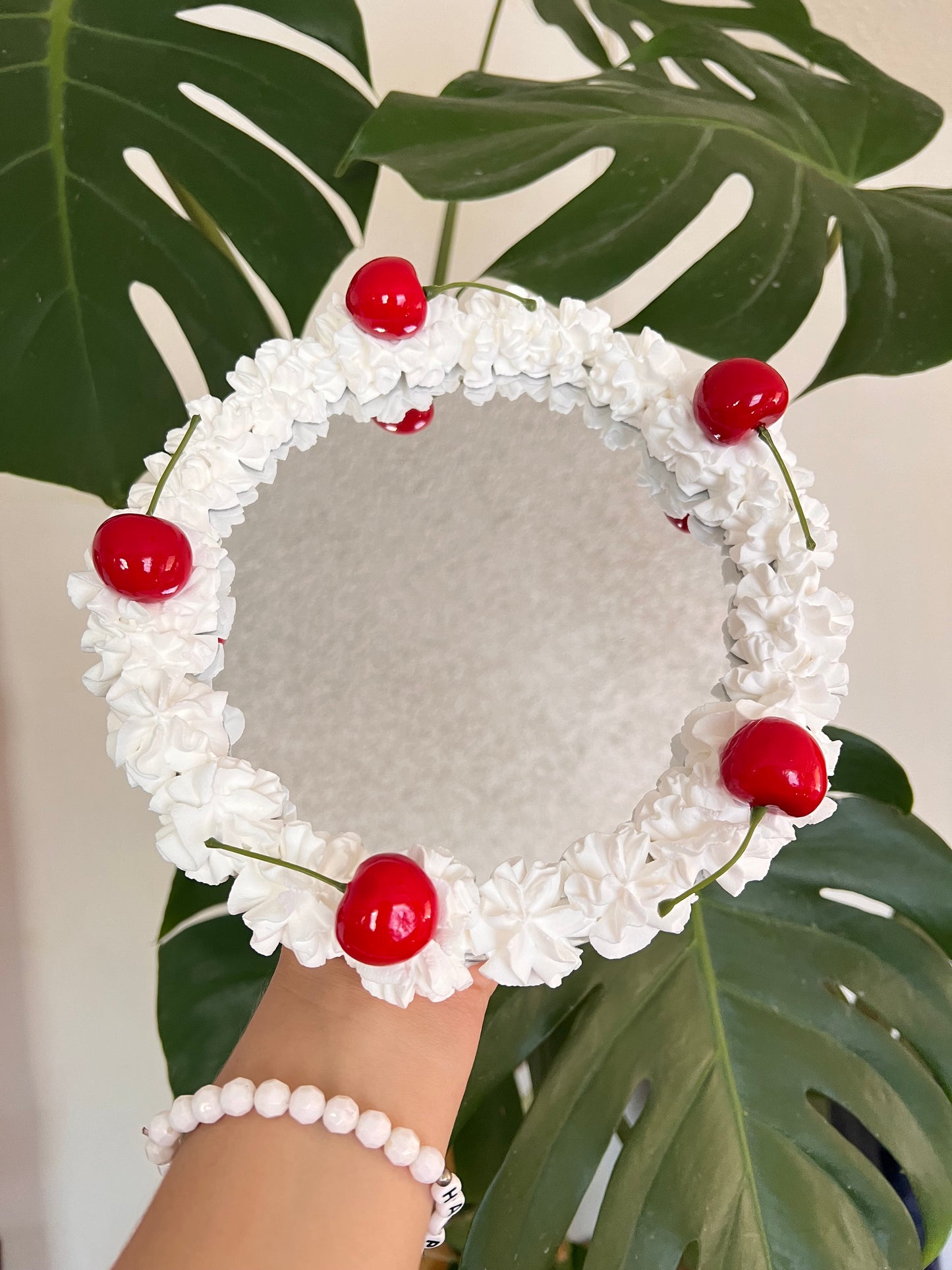 Cozy cherry mirror