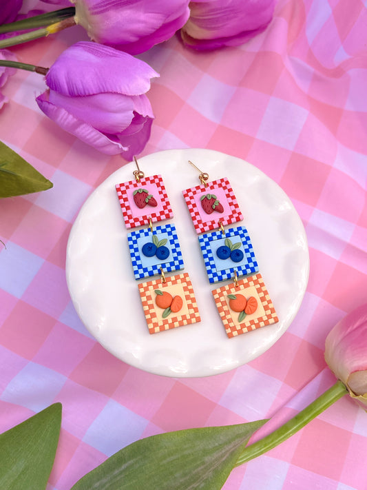 World of fruit earrings