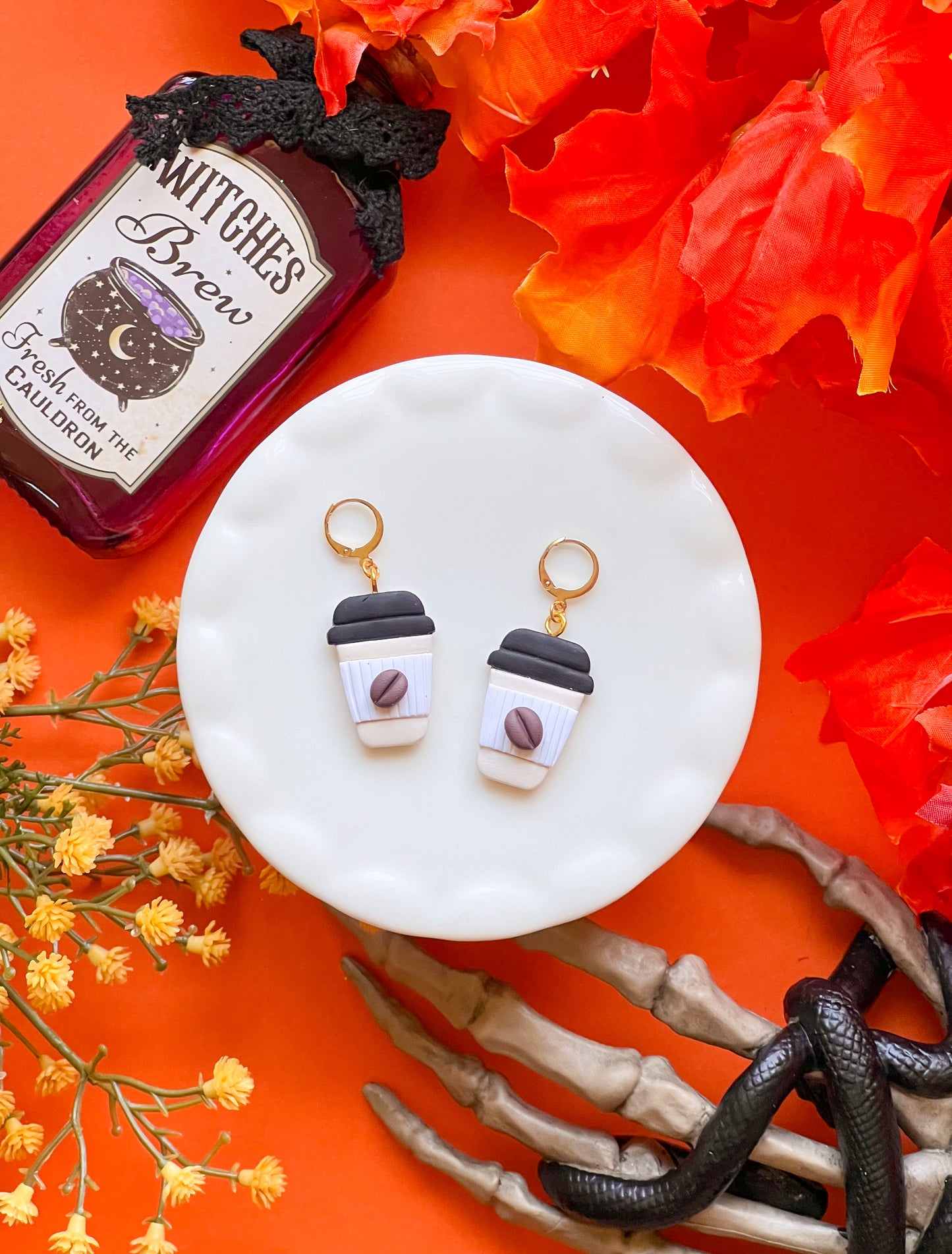 Iced coffee, please Earrings