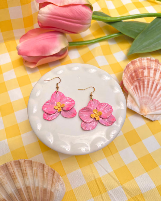 Orchids earrings