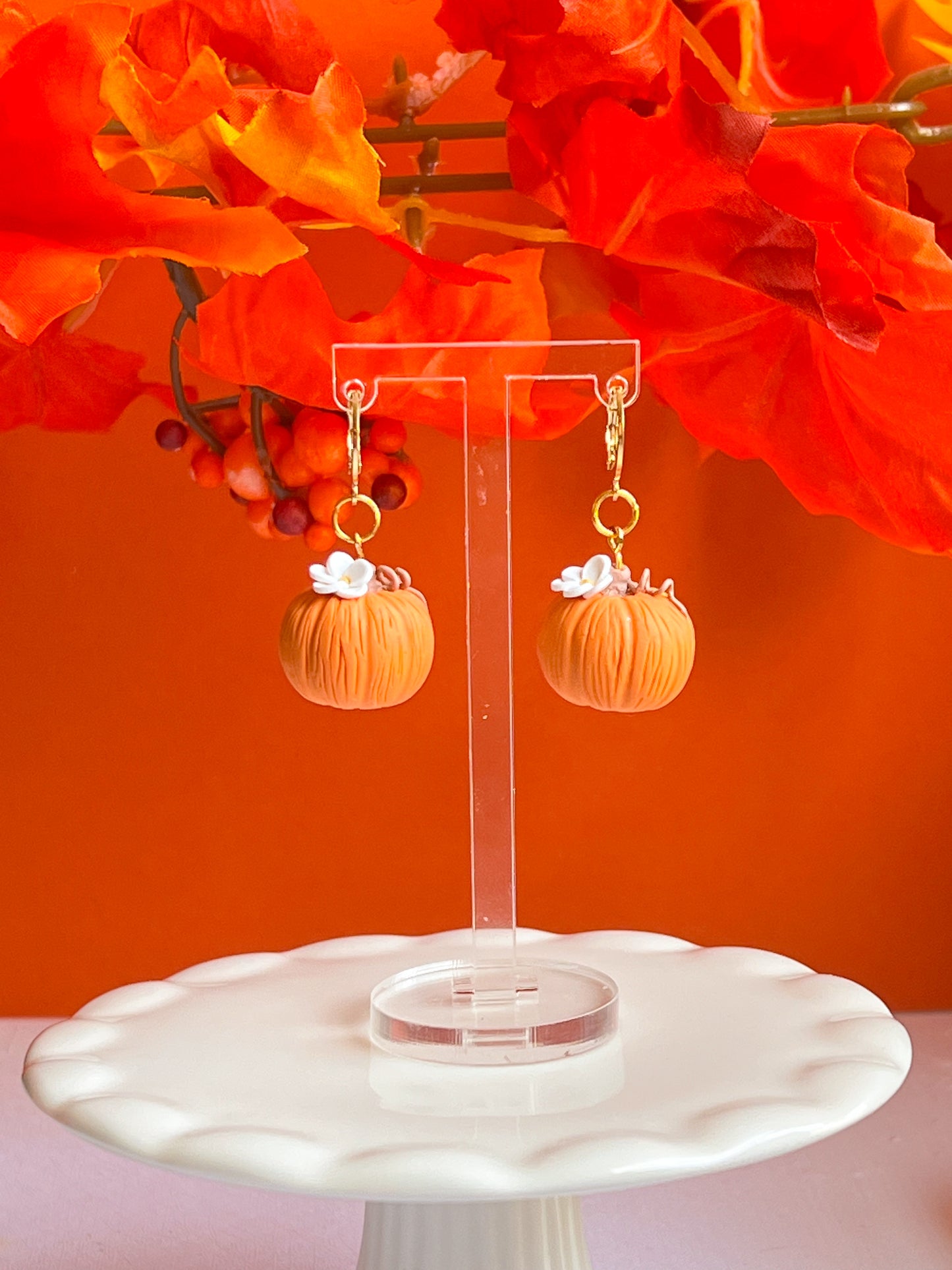 Pumpkin pump Earrings