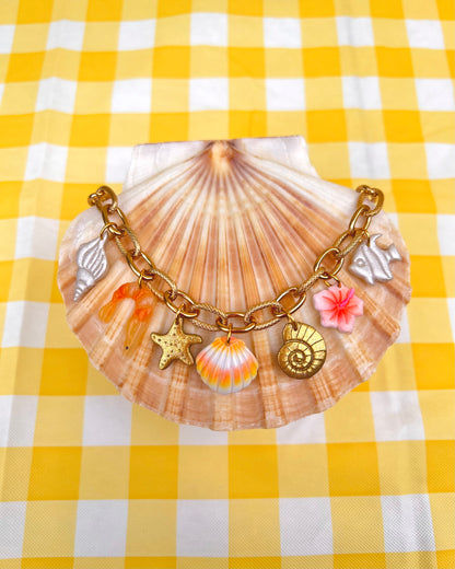 Sunset on the beach necklace