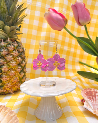 Orchids earrings