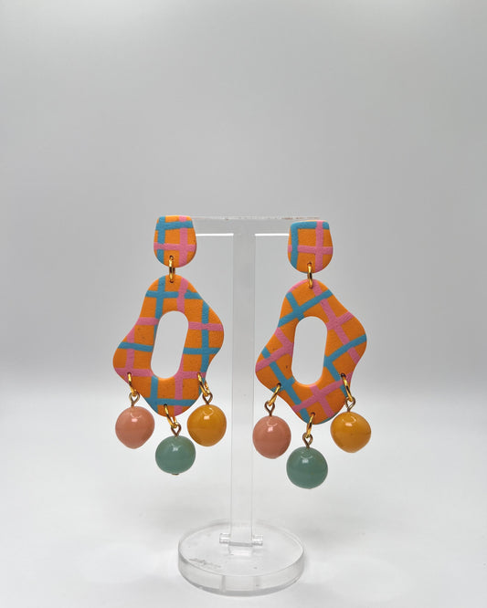 Creative chaos earrings