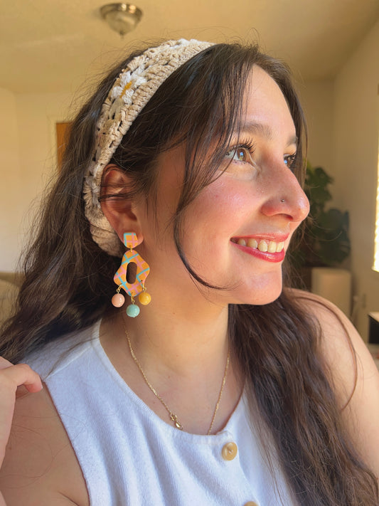 Creative chaos earrings