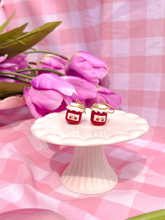 Strawberry jam earrings