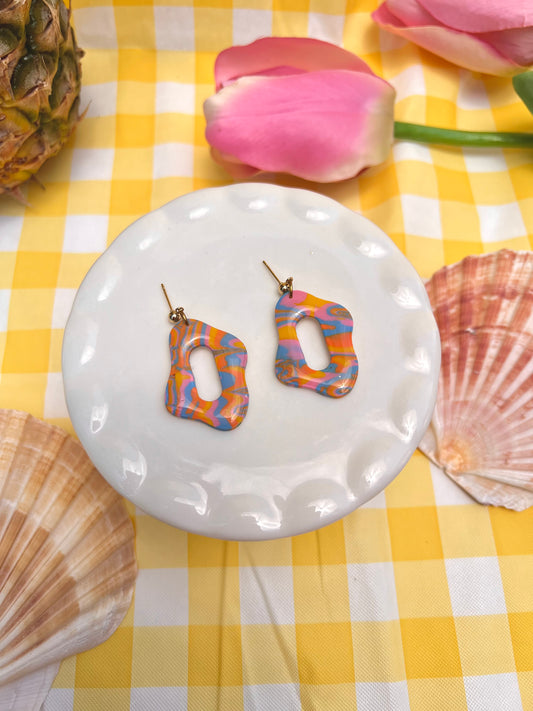 Groovy summer earrings