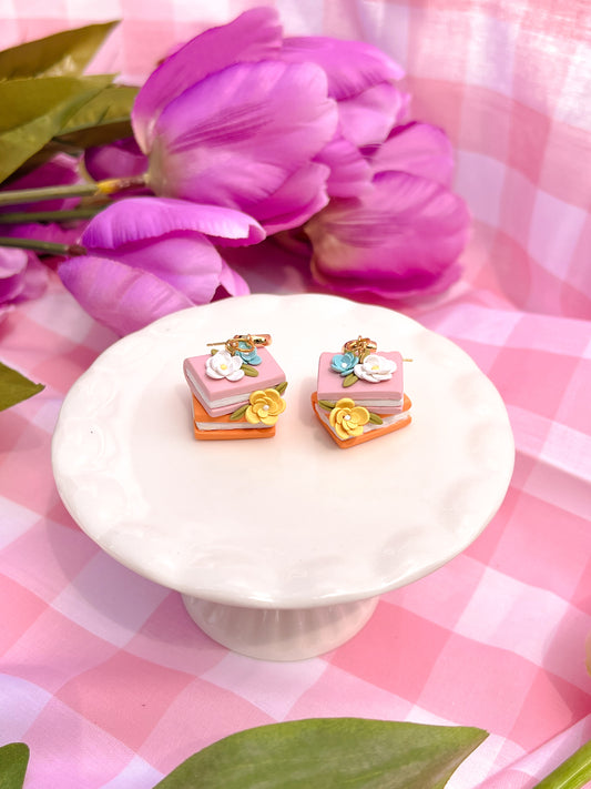 Fresh books earrings