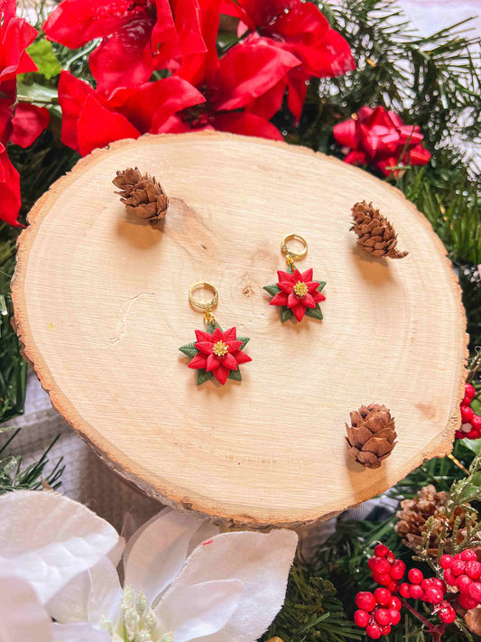 The Holiday Flower Earring