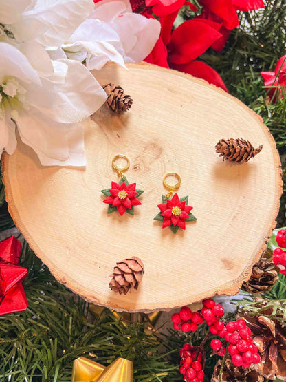 The Holiday Flower Earring